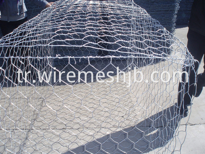 Galvanized Hexagonal Mesh Gabion